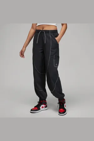 Jordan Tunnel Damen Hosen - Schwarz - Größe: XS - Baumwoll-Jersey - Foot Locker