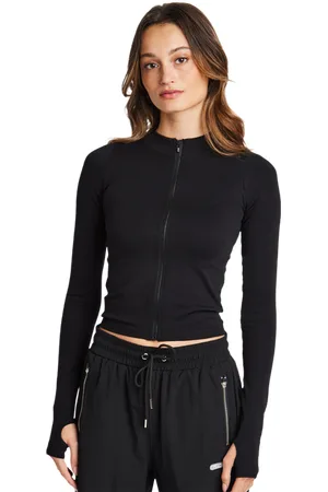 Peach Fit Lucia Seamless Damen T-Shirts - Schwarz - Größe: XS - Foot Locker