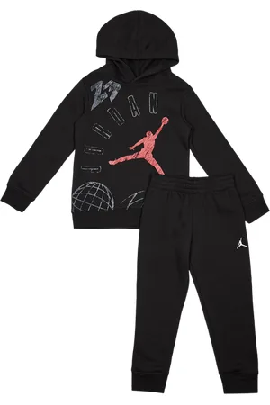 Jordan Elements Unisex Trainingsanzüge - Schwarz - Größe: 92 - 98 CM - Baumwoll-Fleece - Foot Locker