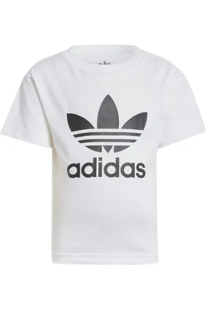 adidas Trefoil Unisex T-Shirts - Weiß - Größe: 105 - 110 CM - Foot Locker