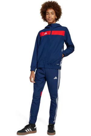 adidas Tiro 25 Essentials Unisex Hosen - Blau - Größe: 111 - 116 CM - Poly Mesh - Foot Locker
