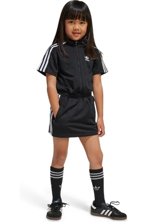 adidas Firebird Unisex Kleider - Schwarz - Größe: 111 - 116 CM - Poly Mesh - Foot Locker
