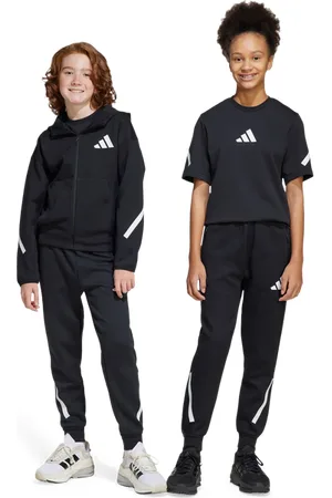 adidas Z.n.e. Tapered-leg Unisex Hosen - Schwarz - Größe: 135 - 140 CM - Poly Mesh - Foot Locker
