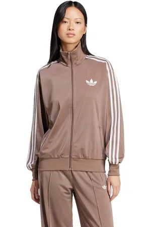adidas Firebird Damen Trainingsoberteile - Braun - Größe: 36 - Poly Mesh - Foot Locker