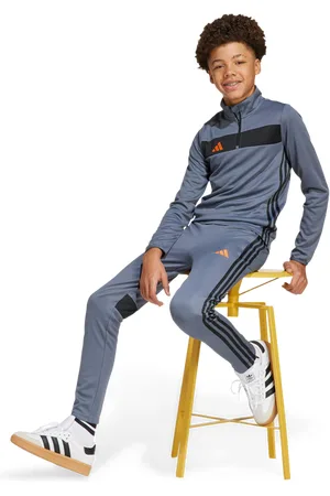 adidas Tiro 25 Essentials Unisex Hosen - Grau - Größe: 111 - 116 CM - Poly Mesh - Foot Locker