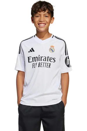 adidas Real Madrid Unisex Trikots/Replikate - Weiß - Größe: 135 - 140 CM - Poly Mesh - Foot Locker