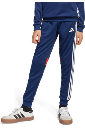 adidas Tiro 25 Essentials Unisex Hosen - Blau - Größe: 111 - 116 CM - Poly Mesh - Foot Locker