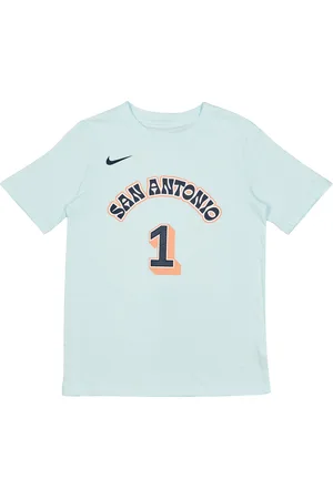 Nike NBA Unisex T-Shirts - Blau - Größe: 137 - 147 CM - Baumwoll-Jersey - Foot Locker