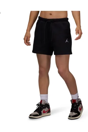 Jordan Brooklyn Damen Kurze Hosen - Schwarz - Größe: XS - Baumwoll-Jersey - Foot Locker