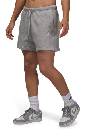 Jordan Brooklyn Damen Kurze Hosen - Grau - Größe: XS - Baumwoll-Jersey - Foot Locker