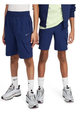 Nike City Utility Cargo Unisex Kurze Hosen - Blau - Größe: 122 - 128 CM - Baumwoll-Jersey - Foot Locker