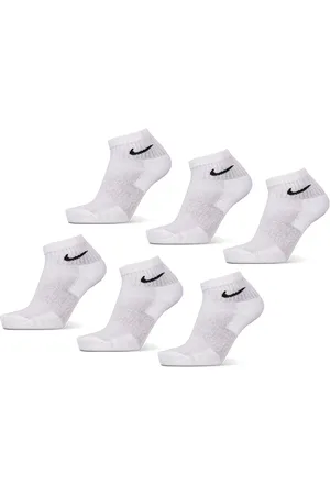 Nike Everyday + Cushioned Ankle 6 Pack Unisex Socken - Weiß - Größe: 38 - 42 - Baumwolle - Foot Locker