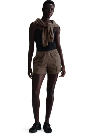 Nike Chill Damen Kurze Hosen - Braun - Größe: 34 - Baumwoll-Jersey - Foot Locker
