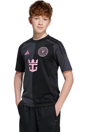 adidas Inter Miami Cf 25/26 Away Unisex Trikots/Replikate - Schwarz - Größe: 135 - 140 CM - Poly Mesh - Foot Locker