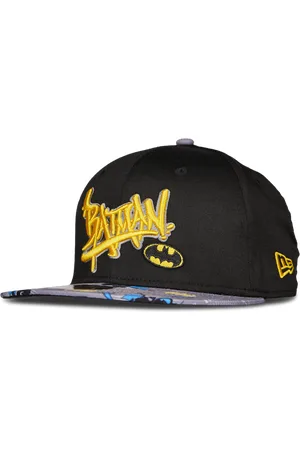 New Era Kids 9fifty Batman Flat Visor Snap Back Unisex Kappen - Schwarz - Größe: YOUTH - Foot Locker