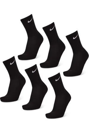 Nike Everyday Cushioned Crew 6 Pack Unisex Socken - Schwarz - Größe: 34 - 38 - Foot Locker