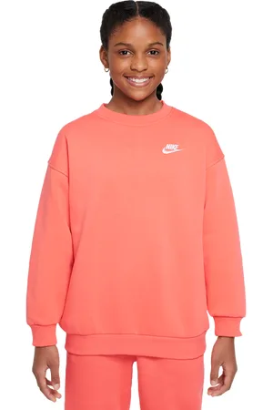 Nike Club Oversized Unisex Sweatshirts - Rot - Größe: 137 - 147 CM - Foot Locker