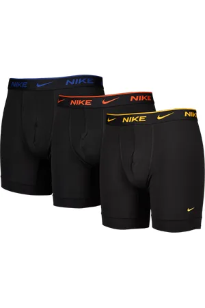 Nike Boxer Brief 3 Pack Unisex Unterwäsche - Schwarz - Größe: 38 - 42 - Foot Locker