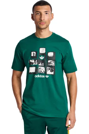 adidas Graphics Herren T-Shirts - Grün - Größe: XS - Foot Locker