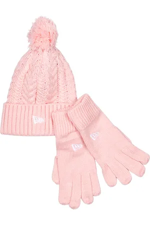 New Era Kids Beanie Set Unisex Winter Mützen - Rosa - Größe: One Size - Wolle - Foot Locker