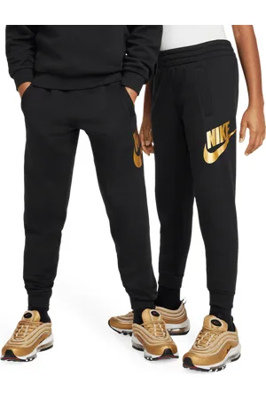 Nike Fleece Unisex Hosen - Schwarz - Größe: 128 - 137 CM - Baumwoll-Jersey - Foot Locker