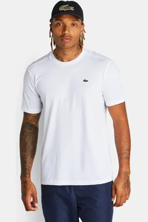 Lacoste Small Croc Herren T-Shirts - Weiß - Größe: S - Foot Locker