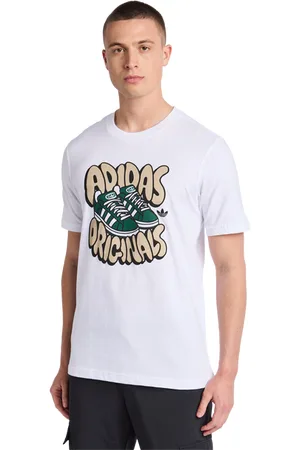 adidas Graphics Herren T-Shirts - Weiß - Größe: S - Foot Locker