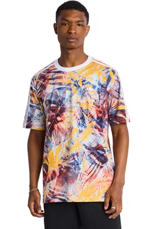 adidas Aop Herren T-Shirts - Gelb - Größe: XS - Foot Locker