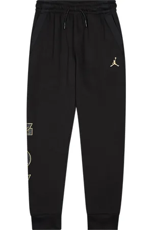 Jordan See Me Shine Unisex Hosen - Schwarz - Größe: 128 - 137 CM - Baumwoll-Fleece - Foot Locker