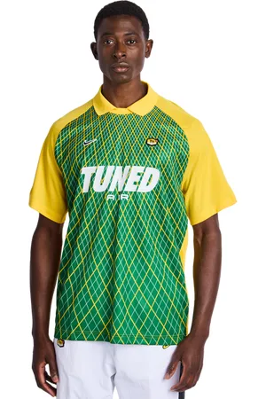 Nike Tuned Herren T-Shirts - Gelb - Größe: M - Poly Jersey - Foot Locker