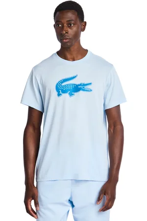 Lacoste Big Croc Logo Herren T-Shirts - Blau - Größe: S - Foot Locker
