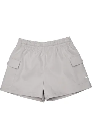 Nike Style Star Unisex Kurze Hosen - Grau - Größe: 128 - 137 CM - Poly Woven - Foot Locker