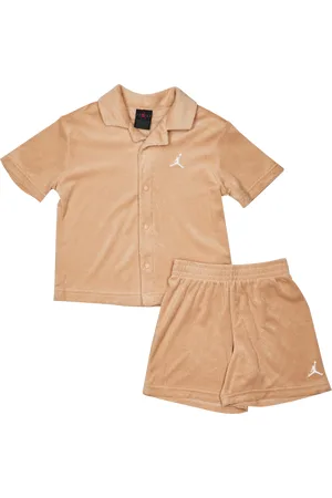 Jordan Terry Unisex Trainingsanzüge - Braun - Größe: 74 - 80 CM - Baumwoll-Frottee - Foot Locker