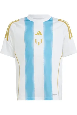 adidas Messi Unisex T-Shirts - Weiß - Größe: 135 - 140 CM - Foot Locker