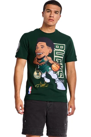 Pro Standard Giannis Herren T-Shirts - Grün - Größe: S - Baumwoll-Jersey - Foot Locker