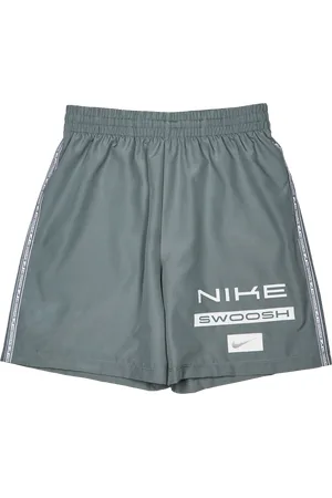 Nike Swoosh Unisex Kurze Hosen - Grau - Größe: 122 - 128 CM - Poly Woven - Foot Locker