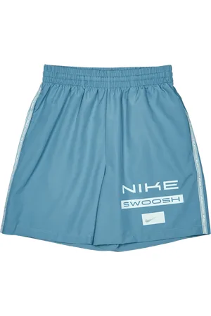 Nike Swoosh Unisex Kurze Hosen - Blau - Größe: 122 - 128 CM - Poly Woven - Foot Locker