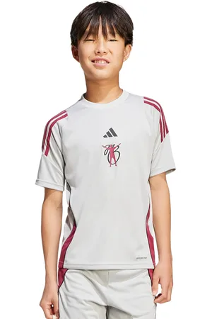 adidas Bellingham Tiro Unisex T-Shirts - Grau - Größe: 123 - 129 CM - Poly Jersey - Foot Locker