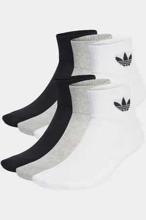 adidas Mid Ankle 6 Pairs Unisex Socken - Weiß - Größe: 34-36 - Foot Locker