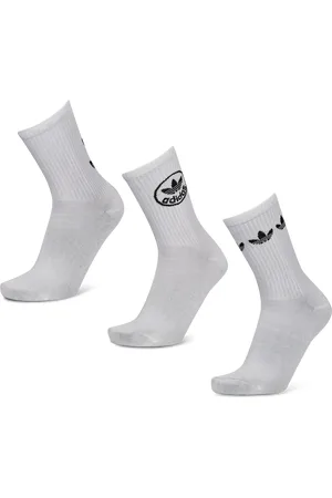 adidas Mid Cut Crew 3 Pack Unisex Socken - Weiß - Größe: 37-39 - Foot Locker