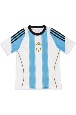 adidas Messi Unisex T-Shirts - Weiß - Größe: 147 - 152 CM - Foot Locker