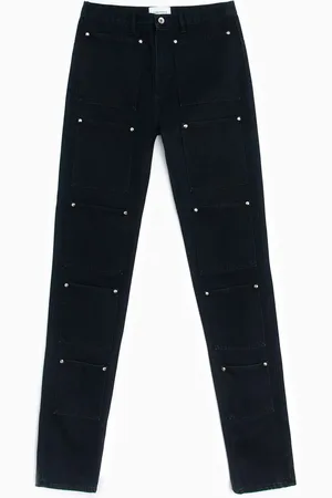 Lourdes New York Lourdes 10 Pocket Unisex Denim Pants