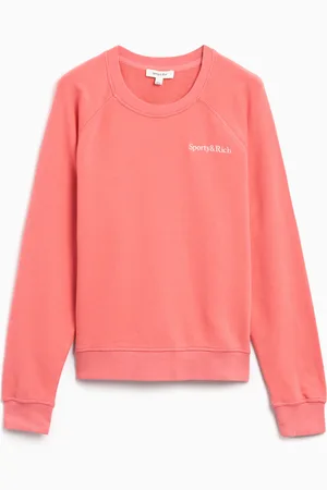 Sporty & Rich Serif Logo Soft Unisex Sweatshirt