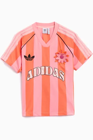 adidas Originals Regular Damen- Jersey T-Shirt mit Streifen