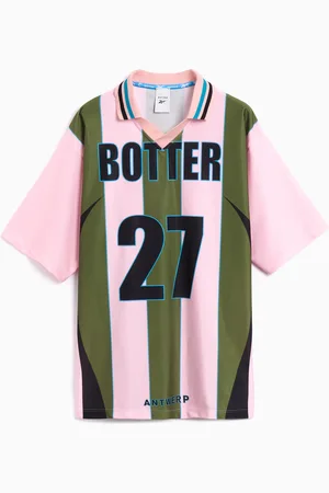 Reebok X Botter Reverse Regular Herren- Jersey T-Shirt mit Streifen