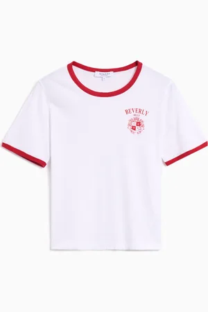 Sporty & Rich BH Crest Soft Ringer Regular Damen- T-Shirt