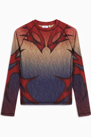 PUMA X ARIES Slim Herren- T-Shirt mit langen Ärmeln