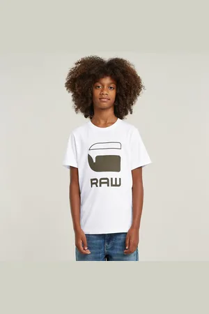 G-Star Jungen T-Shirt Regular Logo - - jungen