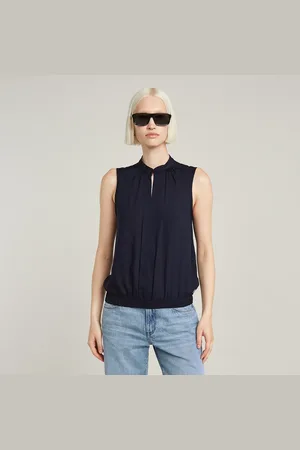 G-Star Stand Up Collar Top - - Damen