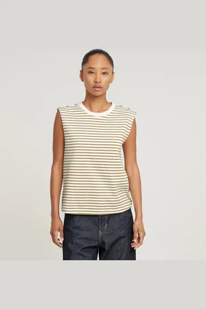 G-Star Stripe Boxy Top - - Damen
